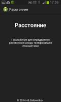 Расстояние Affiche