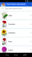 Draw Flowers and Animals screenshot 1