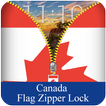 Canada Flag Zipper Lockscreen