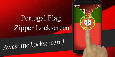 Portugal Flag Zipper Locker captura de pantalla 1