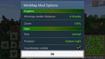Mini Map Mod for PE! capture d'écran 1