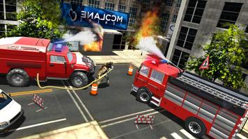 Firefighter - Simulator 3D постер