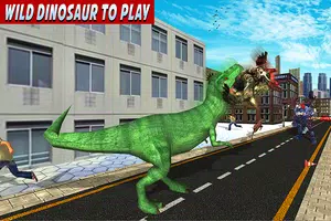 Multi Dino Infinity Hero vs Futuristic Villains poster