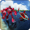 Multi Shark Robot Futuristic Battle