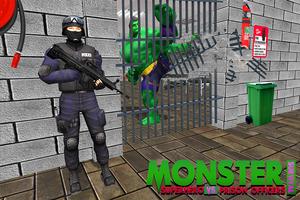 Monster Superhero vs Prison Officers Survival Poster