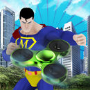 Fidget Spinner Heroes vs City Gangsters aplikacja