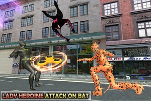 Flying Lady Bug City Crime Battle capture d'écran 3