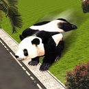 Flying Superhero Panda Sim aplikacja