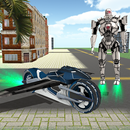 Flying Robot Bike Transform APK