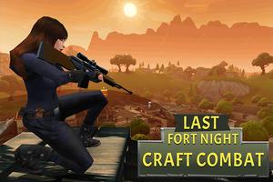 Last Fort Night Craft Combat Affiche