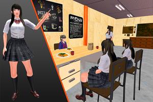 High School Virtual Girl Simulator Ekran Görüntüsü 2