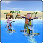 Kids Bicycle Water Surfer ícone
