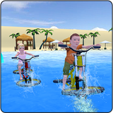 Kids Bicycle Race Water Surfing simgesi