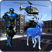 US Police Robot Deer Transform Helicopter