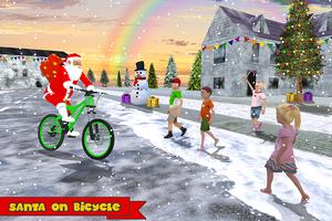 Santa Bicycle Rider:Xmas Special capture d'écran 1