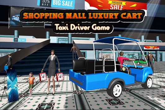 Download Shopping Mall Luxury Cart Taxi Driver Game Apk For