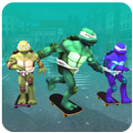 Street Ninja Hero Skating 3D