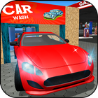 New Sports Car Wash Station Game icône