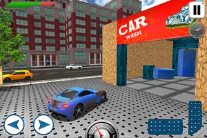 New Sports Car Wash Station Game Affiche