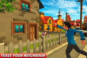 Виртуальный Crazy Neighbor Bully Boy Game постер
