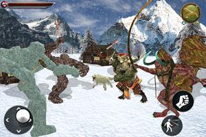 Yeti Monster jungle Simulator capture d'écran 1