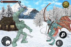Yeti Monster jungle Simulator capture d'écran 2