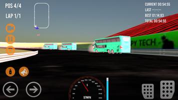 Poster Bus Telolet Racing 3D
