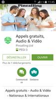 Pincall Appels Gratuits Affiche