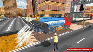 City Road Construction Sim 2018 syot layar 2