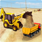 آیکون‌ Road Construction Operating Heavy Machinery