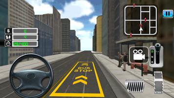 City Bus Driving 3D постер