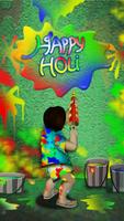 Holi Color Magical Theme Affiche