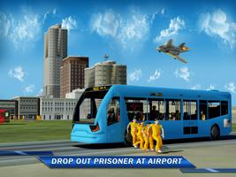 Poster Police Bus Prisoner Transport Driving 3D