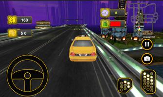 Taxi Car Driving 3D Plakat