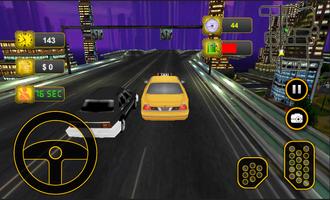 Taxi Car Driving 3D capture d'écran 2