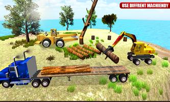 Wood Cargo Truck Timber Simulator 🆓 Screenshot 1