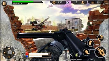 Gunner of World War WW2 Battleground : FPS Shooter скриншот 3