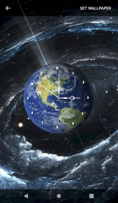 Descarga de APK de Sistema Solar reloj fondo de pantalla Canarias para  Android