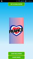 France Flag Wallpapers اسکرین شاٹ 2