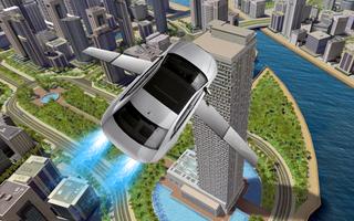 Flying Car Simulator 3D Affiche