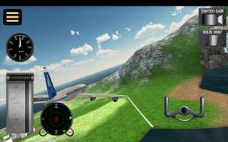 Fly Airplane Flight 3D Sim Pro اسکرین شاٹ 2