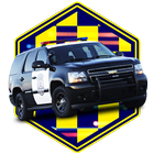 Fast Police Car Driving 3D icône
