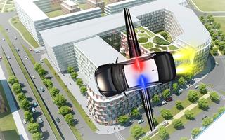 🚔Flying Police Car Sim 3D Pro স্ক্রিনশট 1