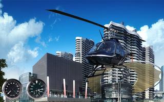 911 Police Helicopter Pilot 3D Affiche