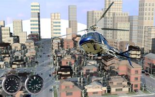 911 Police Helicopter Pilot 3D Ekran Görüntüsü 2