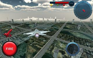 Jet Plane Fighter 3D City War capture d'écran 2