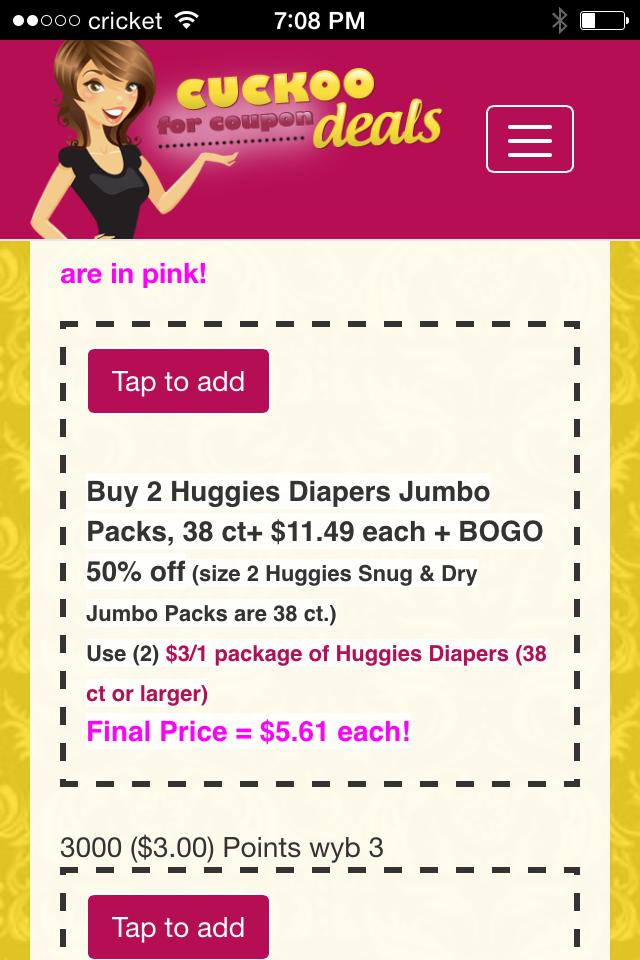 Cuckoo for Coupon Deals captura de pantalla 3