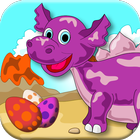 Dinosaur Games With Eggs: Kids simgesi