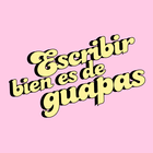 Escribir bien es de guapas иконка