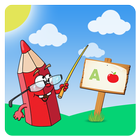 Aprender y color ABC icono